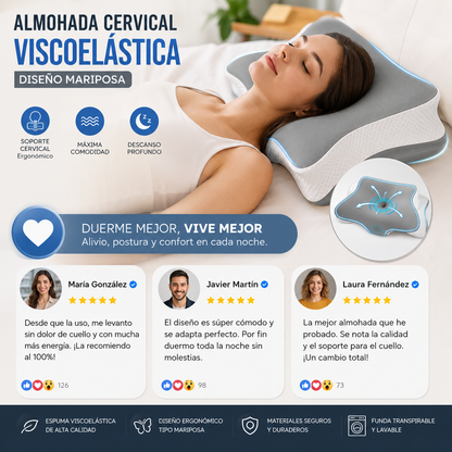 Almohada cervical viscoelástica