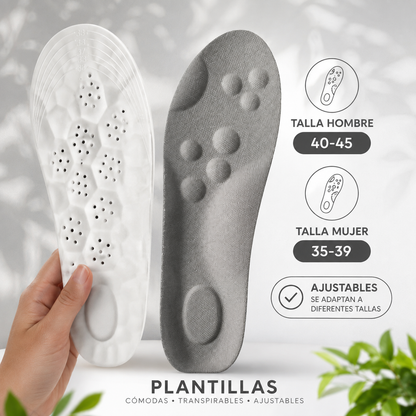Plantilla ergonómica con tecnología 4D Cloud