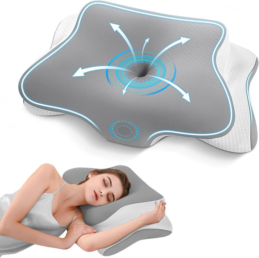 Almohada cervical viscoelástica mariposa